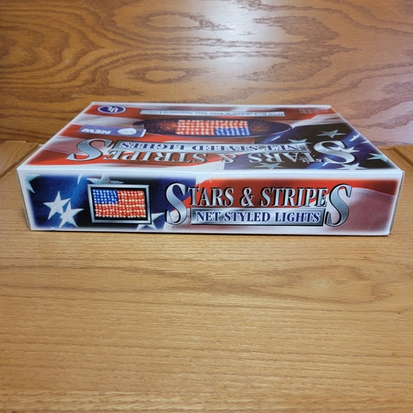 Stars and Stripes Patriotic American Flag Net Styled String Light 3x5 ft - Picture 8 of 11